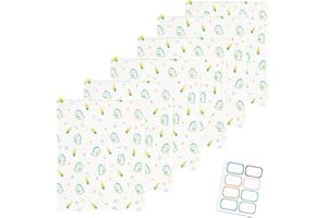 MIKIULY Corredino Neonato Ospedale - Set 6 Bustine Trasparenti 35x45cm Chiusura Ermetica per Maschio e Femmina