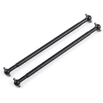 Arbres d'entraînement RC, Résistants en Métal 101mm pour Modèles 1/10, Pièces Détachées Haute Durabilité pour Réparation Courses et Loisirs Outdoor(Noir