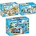 Produktbild PLAYMOBIL® Family Fun 3er Set 9060 9061 9062 Meeresaquarium + Aquarium-Shop + Pinguinbecken