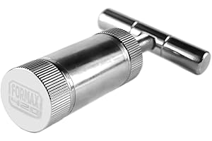Formax420 3.5" Tool Pollen T Press Heavy Duty Metal T Shape, Spice Pollen 89mm Gold and Silver (Silver)