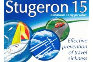 GENERIC Travel Sickness Relief Tablets – 15 Tablets for Nausea & Motion Discomfort – Helps Prevent Travel Sickness – Easy-to-Swallow Anti-Nausea Formula