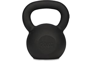 Athlyt Kettlebell żeliwny, 20 kg, czarny