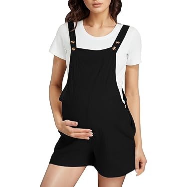 Lahloya Umstands-Overall Damen - Ärmelloser Jumpsuit Aus Baumwolle