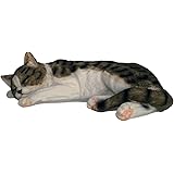 colourliving Dekofigur Hauskatze Stubentiger Katze Tierdeko Dekoration Nicht nur für den Garten