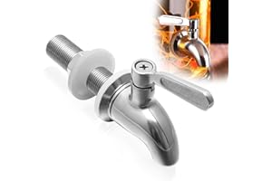 FL HUA Robinet de Remplacement pour Distributeur de Boissons, Robinet Fontaine à Eau en Acier Inoxydable, Robinet pour Distributeur de Bière pour la Maison et la Fête