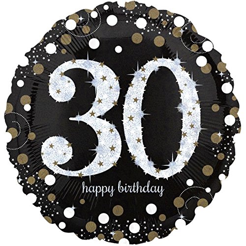 Folienballon GEBURTSTAG & JUBILÄUM 30./40./50./... XXL, mit Helium gefüllte Luftballons zum Geburtstag + PORTOFREI + Geschenkkarten Set. High Quality Premium Ballons vom Luftballonprofi & deutschen Heliumballon Experten. Luftballondeko zum Geburtstag oder Jubiläum. Lustiger Geburtstagsgeschenk Ballon