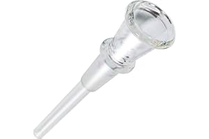 GHODT Chillum Glas 14.5 Schliff 13cm Länge - großes Loch - für Jede gängige Bong