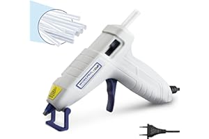 WORKPRO Mini pistolet do klejenia na gorąco 10 W, pistolet do klejenia na gorąco z 20 sztyftami do kleju 7 x 100 mm, idealny do majsterkowania, rzemiosła i szybkiej naprawy