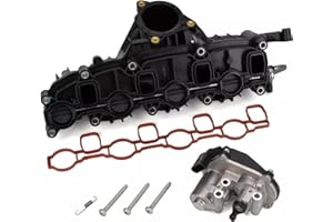 HAJUS AUTOTEILE GERMANY Hajus 2511018082 Ansaugkrümmer Saugrohrmodul Ansaugbrücke Stellmotor Drallklappen 03L129711AG 03L129086 kompatibel mit A3 A4 A5 A6 Seat Exeo VW Golf Passat Tiguan 2.0 TDI 2009-2018 Diesel