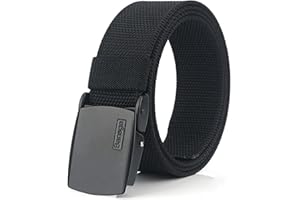 Bansga Cinturón táctico militar Hombres Hebilla metálica Espesar Cinturones de lona de nylon para hombres