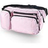 Amazon Brand - Eono Klassische Bauchtasche mit Mehreren Taschen, Sport Gürteltasche Hüfttasche mit Großem Fassungsvermögen fü