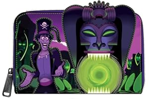 Portefeuille loungefly funko disney tiana et le crapaud dr. facilier lenicular