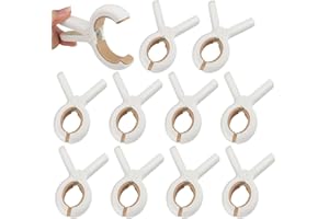 ONEZEBRA 9 Pezzi Clip per Asciugamani da Spiaggia, Mollette Da Bucato In Plastica, Mollette da Bucato Antivento, Grandi Mollettoni per Asciugamani, Adatto Per Lettini Da Spiaggia, Teli Mare, Stendibiancheria