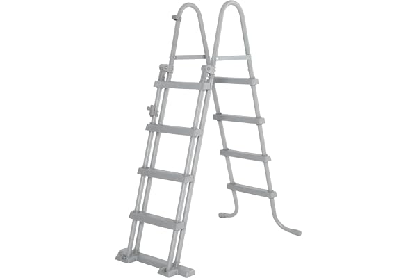 Echelle de sécurité 2 x 4 marches pour Piscine Hauteur 122 cm