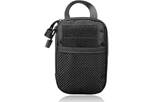 YONCONO Tactical Molle Pouch, Small Utility Waist Pack EDC Bag Gear Gadget Organizer Military Multi-purpose Backpack