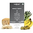 Vesca Probiotic + Prebiotic Supplement with 50 Billion CFU Supports Digestion And Immunity, with Improve Metabolism, 100% Plant-based - 60 Veg Capsule (60 count (Pack of 1))