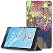 Produktbild Lenovo Tab 7 Essential Hülle - Ultra Dünn und Leicht PU Leder Schutzhülle mit Standfunktion für Lenovo Tab 7 Essential 17,78 cm (7 Zoll) Tablet-PC, Magischer Baum (Nicht für Lenovo Tab3 7 Essential)