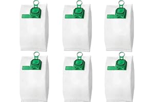 HS PRODUCTS 12 Sacchetti compatibili in microfibra per Aspirapolvere Folletto VK140 e VK150 filtraggio a 5 strati antipolline antiacaro per pelo animali e guarnizione in gomma per un'aspirazione perfetta