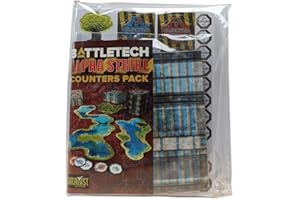 Catalyst Game Labs BattleTech Counters Pack Alpha Strike - Miniatures Wargame Accessory for 2+ Players, Ages 14+, 1.5 Hours+ Play Time - Essential Kit by