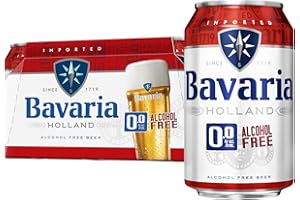 Bavaria 0.0 Percent Original Alcohol Free Beer 24 x 330 ml Cans