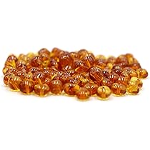 Perline Sciolte Forate Lucidate Di Vera Ambra Baltica - 100