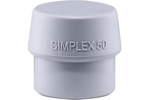 Halder 3203050 Impact Head for TPE-Mid Soft-Face Mallet, Multi-Colour, 50 mm