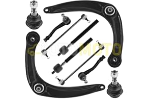TEILEX GERMANY Kit bras de suspension avant compatible PEUGEOT 308 3008 5008 composé de 10 pièces