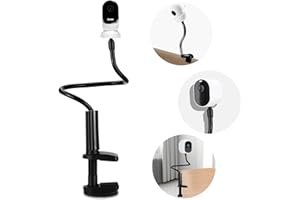 BECEMURU Support universel pour caméra de babyphone, 50 cm, compatible avec les babyphones Burnnove SM35PTZ, les babyphones Motorola et la plupart des babyphones et caméras de surveillance (noir)