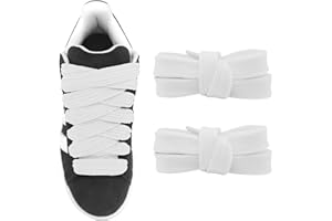 UamGlsob Cordones gordos para zapatillas Adidas Campus 00s, 20mm anchos anchos cordones planos gruesos de repuesto para zapatillas de correr