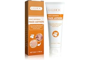 ORGRUL Crème anti-transpirante, anti-transpirante pour le visage, lotion anti-transpirante, laisse des taches, protection supplémentaire efficace contre la transpiration excessive, crème anti-transpiration