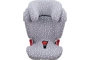 JYOKO KIDS Funda Compatible con Romer Kidfix II XP SICT kidfix2 S, Kidfix Z - Line (CON OJAL, WHITE STAR)