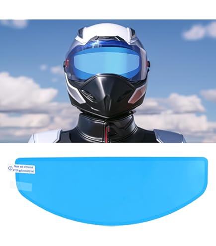 Film Anti-Buée Pour Visière De Casque Moto – 24.5 Cm, Universel, Neuf