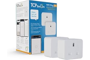 TCP Smart WIFI Plug Single White UK 2PK, TAYWISSINWUK2P (Package may vary)
