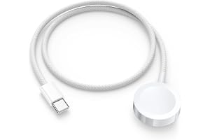 Laddningskabel för Apple Watch 1M, iWatch laddningskabel USB C Apple Watch