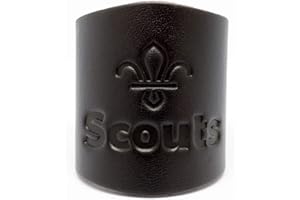 SCOUT SHOPS LTD Plain Embossed Leather Woggle - Official Scout Uniform