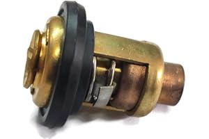 ITACO Thermostat à moteur 6H3-12411-11 10 01 pour Yamaha Outboard 25HP - 70HP 50° 122°F Moteur 2 temps