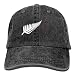 Produktbild longkouishilong Hüte,Kappen Mützen New Zealand Flag Maori Fern Stars Denim Hat Adjustable Mens Baseball Caps