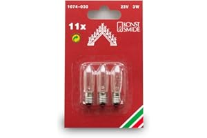 Konstsmide 1074-030 Spare Bulb / for Wooden Lights / 23 V, 3 W/3 Blister/E10 Thread