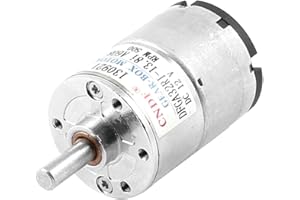 UXCELL sourcingmap Moteur Boîte Vitesses Magnétique 12V DC 500 RPM 6mm Arbre