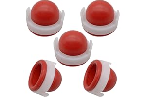 LITETOUR 5 Lampadine Primer 694394 per Tosaerba Briggs & Stratton - Ricambio per Carburatore Modelli 4178 494408 5084 - Compatibile con Motori Sprint Classic Quattro - Materiale in Gomma Resistente