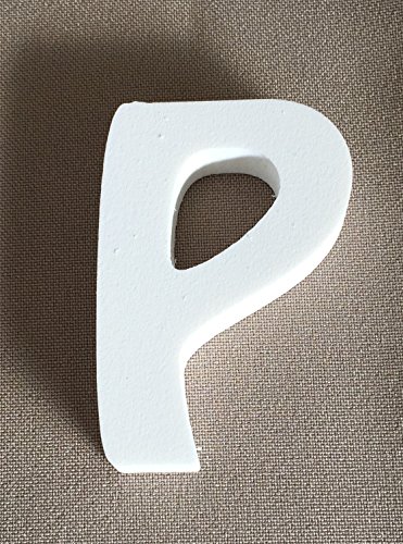 Preisvergleich Produktbild Buchstabe "P" für Zimmertür in weiß -Dekoration - Dekoartikel