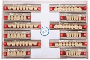 DEROR Dent de résine synthétique, résine synthétique dentaire fausses dents matériel dentaire dents prothèse dentaire fournitures de dentiste