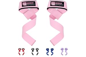 SIHUITU Fitness Weight Lifting Straps Anti Slip Gym Powerlifting Deadlifting Bodybuilding Workout Strength Training Hand Bar Grips Neoprene Gel padded Wrist Support Unisex Men Women