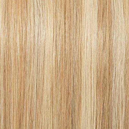 One Piece Clip in Human Hair Extensions - Grade 7A Remy Hair Long - 20 Inch / 50 Gram - #18/613 Ash Blonde Mix Bleach Blonde