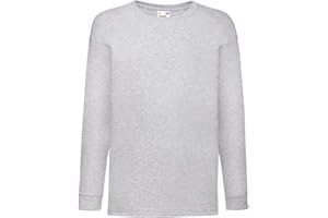 Fruit Of The Loom - T-Shirt à manches longues - Enfant unisexe