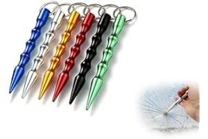 XUTONG 6 Stück Schlüsselanhänger für persönliche Verteidigung, sicherer Schlüsselanhänger, Damen-Werkzeug gegen Wolf
