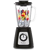 Moulinex Blendforce, 2 Blender Glass 800W Glass Jug 1.75L Ice Spout | With 1.75L glass jug, 3 speeds, smart lock and ice crus