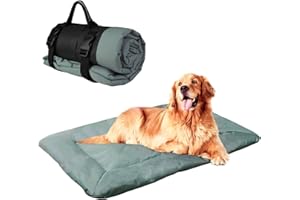 WESKIFAN Letto per Cani Cuccia per Gatti Impermeabile Pieghevole Oxford Resistente Lavabile in Lavatrice per Uso Interno e Esterno Escursionismo all'aperto Vacanze Campeggio 58 x 86 cm
