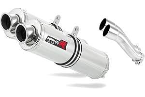 DOMINATOR EXHAUST SYSTEM GPZ 500 Pot d'échappement ROND Silencieux Dominator Exhaust Racing Slip-on 1987 1988 1989 1990 1991 1992 1993 1994 1995 1996 1997 1998 1999 2000 2001 2002 2003