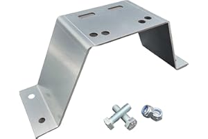 GOOD YOURKON STUFF Yourkon Ersatzradhalter Reservehalter für Anhänger inklusive Befestigunsmaterial 3mm Stahl 34x10,9cm